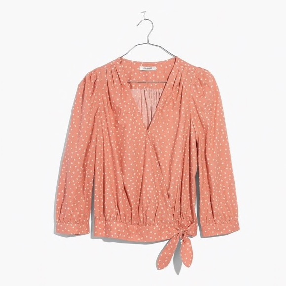 Madewell Tops - Madewell Scatter Star Wrap Top